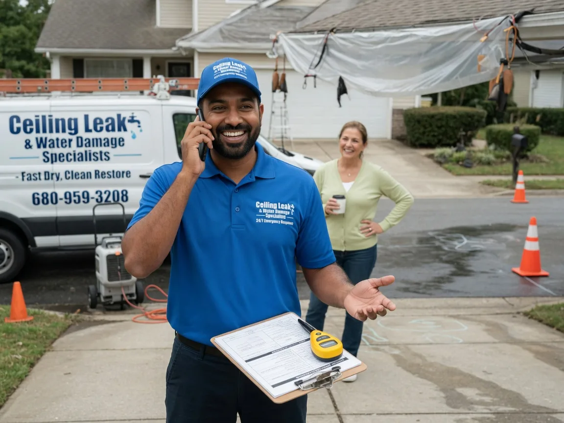 Ceiling Leak Cleanup Minatare, NE FAQs